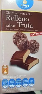 Chocolate con leche Relleno sabor trufa Alteza , code 8480024731838
