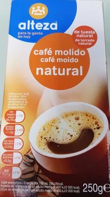 Cafe molido Natural Alteza 250 g, code 8480024732958