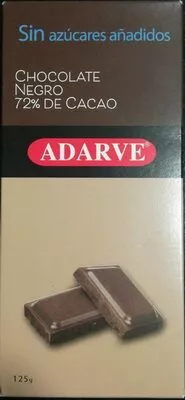 Chocolate Negro 72% de Cacao Adarve 125 g, code 8481034017349