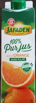 100% pur jus d orange sans pulpe  , code 8543700002858