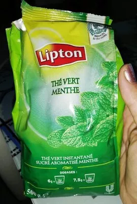 The vert instantané sucré menthe lipton Lipton , code 8582700007012