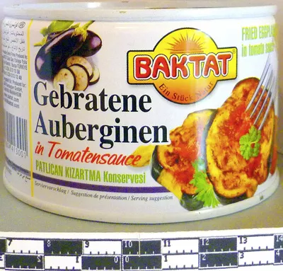 Aubergines grillées à la sauce tomate Baktat, Bakta 300 g, code 8690804413001