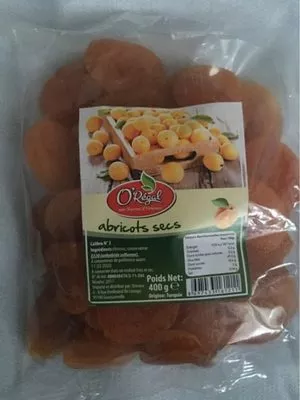 Abricots secs O' Régal 400 g, code 8697433161211