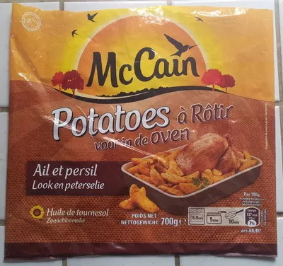 Potatoes à Rôtir - Ail et persil McCain 700 g e, code 8710438097979