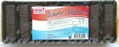 Schoko Stäbchen Van der Huir & Wenholt 150 g, code 8710476805512