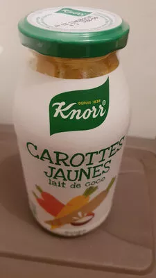 Knorr Soupe Bouteille Carottes Jaunes et Lait de Coco Knorr 450 ml, code 8710522718636