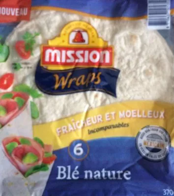 Mission Wrap blé nature Authentic Mexican 370 g (6 galettes), code 8710637105352