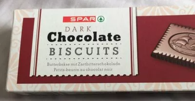 Dark Chocolate Biscuits Spar 125 g, code 8710671003232