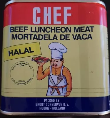 Beef luncheon meat Chef , code 8711135570543