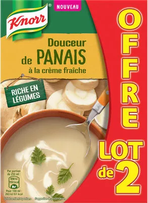 Knorr Riche en Légumes Soupe Liquide Douceur de Panais Brique Lot 2X1L Knorr 2 ml, code 8711200384631