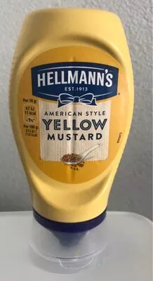 American Style Yellow Mustard Hellmann’s 260g, code 8711200418329
