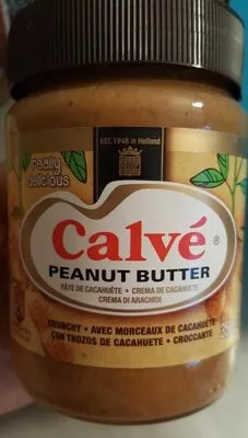 Pâte de cacahuète avec morceaux Calvé 350 g, code 8711200426034