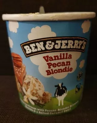 Ben & Jerry's Glace en Pot Vanille Pecan Blondie Ben & Jerry's 465 ml (414 g), code 8711327374256
