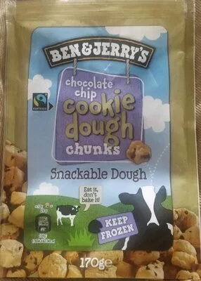 Chocolate chip cookie dough chunks Ben & Jerry's 170 g, code 8711327397620
