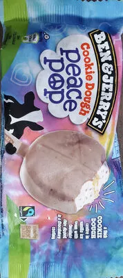 Cookie dough peace pop Ben & Jerry's 71 g, code 8711327483675