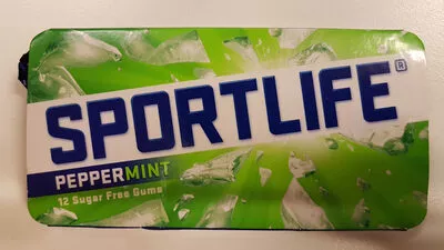 Peppermint Sugar Free Gums Sportlife 17 g, code 8711400406096