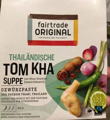 Thailändische Tom Kha Suppe Gewürzpaste aus Pathum Thani, mild fairtrade , code 8711741356098