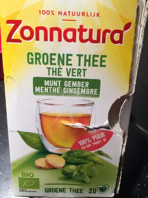 Zonnatura green thee Zonnatura 40g ( 20 zakjes ), code 8711812419011