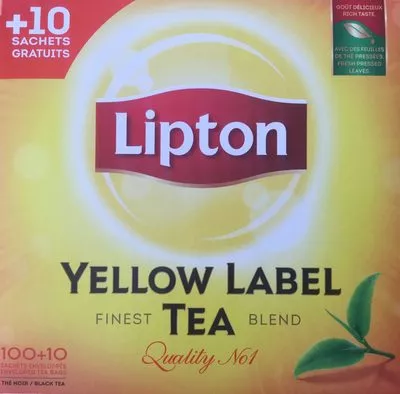 Yellow label tea Lipton 220g, 100+10 sachets, code 8712100369278