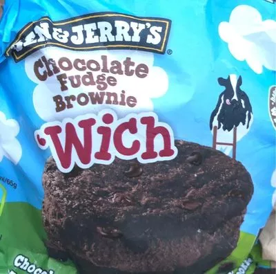 Wich - Chocolate fudge brownie Ben & Jerry's 80 ml, code 8712100858970