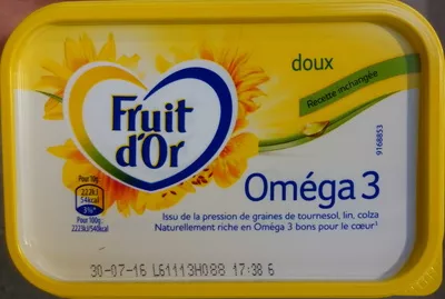 Oméga 3 - Margarine  doux Fruit d or, Fruit d'Or 250 g, code 8712100875519