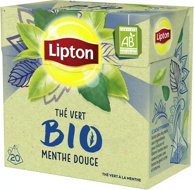 Lipton Thé Vert Bio Menthe Douce 20 Sachets Lipton 28 g, code 8712423044029