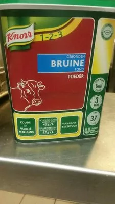 Knorr 123 Fonds Brun Lié déshydraté Boîte 750g Jusqu'à 37L Knorr 750 g, code 8712566087525