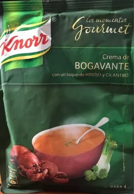Los Momentos Gourmet crema de bogavante sobre 61 g Knorr , code 8712566127320