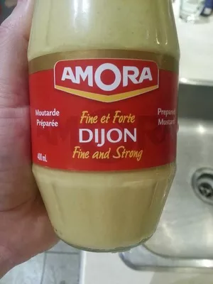 Moutarde préparée - Fine et Forte Amora 400 ml, code 8712566427543