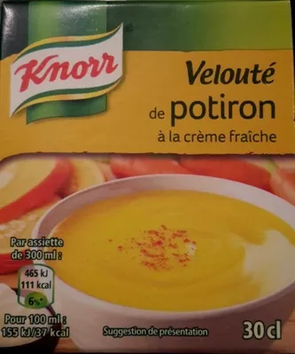 Velouté de potiron à la crème fraîche Knorr 300 ml, code 8712566464838