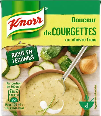 Knorr Soupe Douceur de Courgettes Chèvre Frais 30cl Knorr, Unilever 300 ml, code 8712566465057