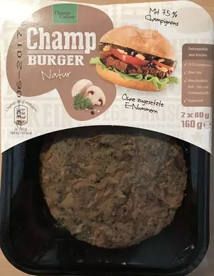 Champ Burger Natur Champi Cuisine 160g (2x80g), code 8713021712013