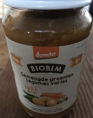 Petit pot légumes variés Biobim 12 g, code 8713445091251