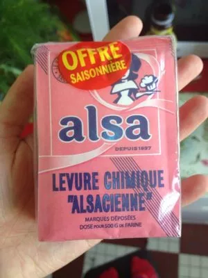 Levure chimique Alsa,  Unilever , code 8714100081099