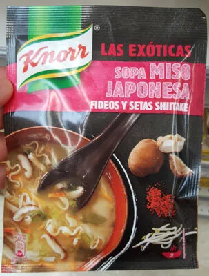 Sopa japonesa fideos, miso y seta shiitake Knorr , code 8714100270431