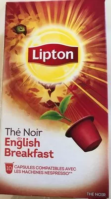 Lipton Thé Noir English Breakfast 10 Capsules Lipton 18 g, code 8714100374672