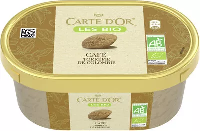 Carte D'or Les Bio Glace Café Torréfié de Colombie Bac 450ml Carte d'Or 250 g, code 8714100638712