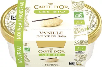Glace Vanille douce de Sava, Les Bio Carte d'Or 250 g (450ml), code 8714100638729