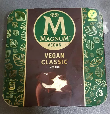 Ice Cream Magnum, Tesco 213 g (3 x 71 g), 270 ml (3 x 90 g), code 8714100658420