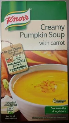 Knorr Creamy Pumpkin Soup with carrot Knorr, Unilever 1 l (1023 g), code 8714100667811