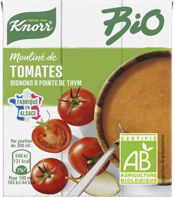 Knorr Soupe Liquide Bio Tomates Oignons et Pointe d'Herbes Sachets 30cl Knorr 300 ml, code 8714100762714