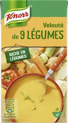 Knorr Soupe Liquide Velouté de 9 Légumes Brique 50cl Knorr 500 ml, code 8714100766309