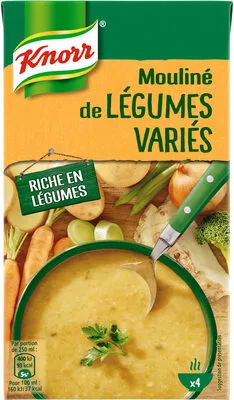 Knorr Soupe Liquide Mouliné de légumes variés 1l Knorr 1000 ml, code 8714100769362