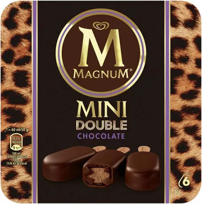 Magnum Glace Bâtonnet Mini Double Chocolat 6x60ml Magnum 300 g, code 8714100862636