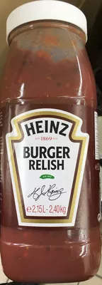 Burger Relish Heinz 2,15 l (2,40 kg), code 8715700419794