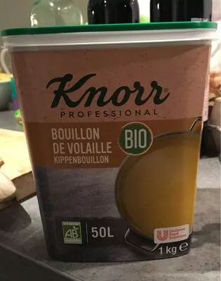 Knorr Bouillon Bio de Volaille 1kg jusqu'à 50L Knorr 1000 g, code 8717163873854