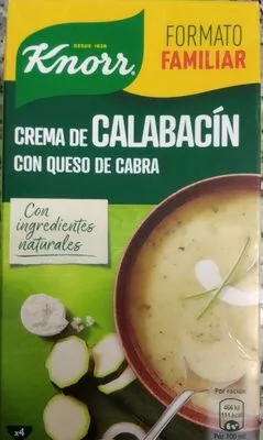 Crema de calabacín con queso de cabra envase 1 l Knorr , code 8717163889084