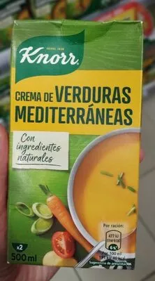 Crema de verduras mediterráneas Knorr , code 8717163889107