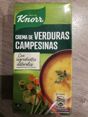 Crema de verduras campesinas Knorr , code 8717163889169