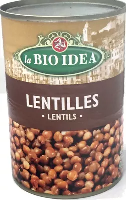 Lentilles La Bio Idea 400 g (240 g égoutté), code 8717496900425